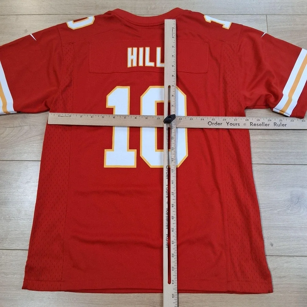Kansas City Chiefs Jersey Boys Large Red NFL Football Nike Tyreek Hill 10 SB LIV